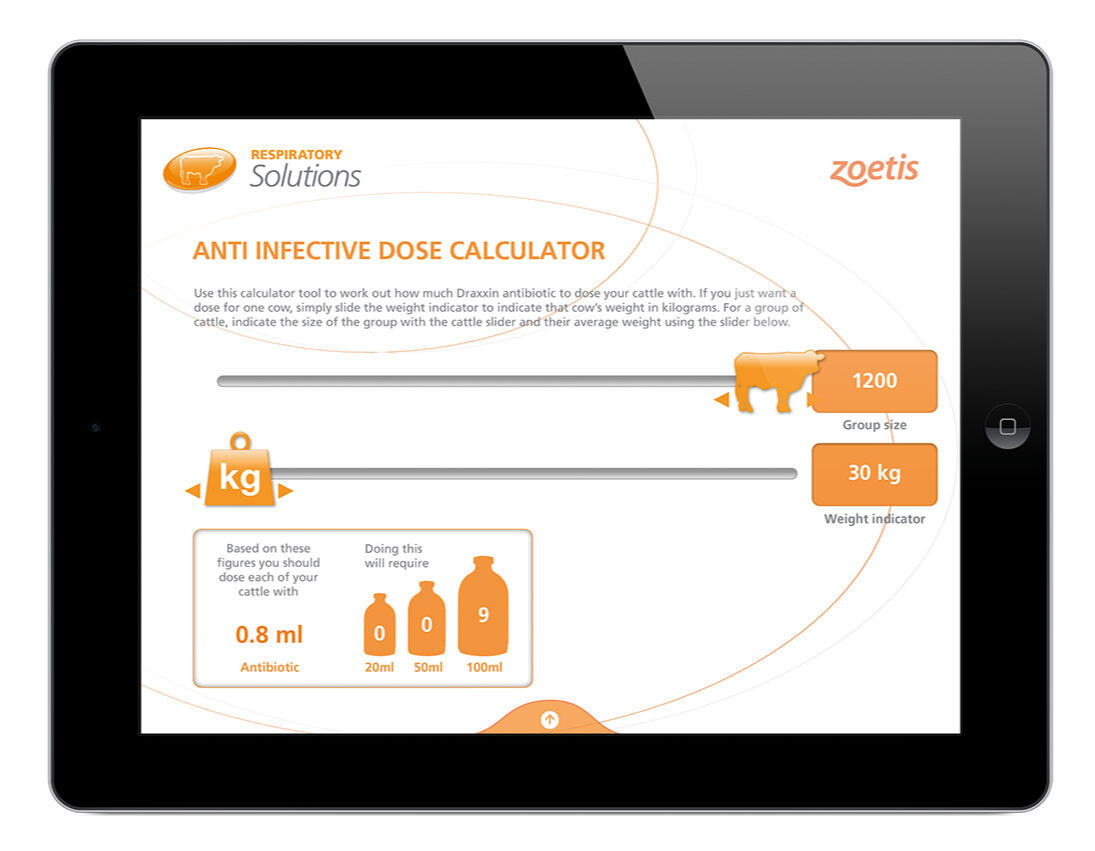 Zoetis BRD farmer apps